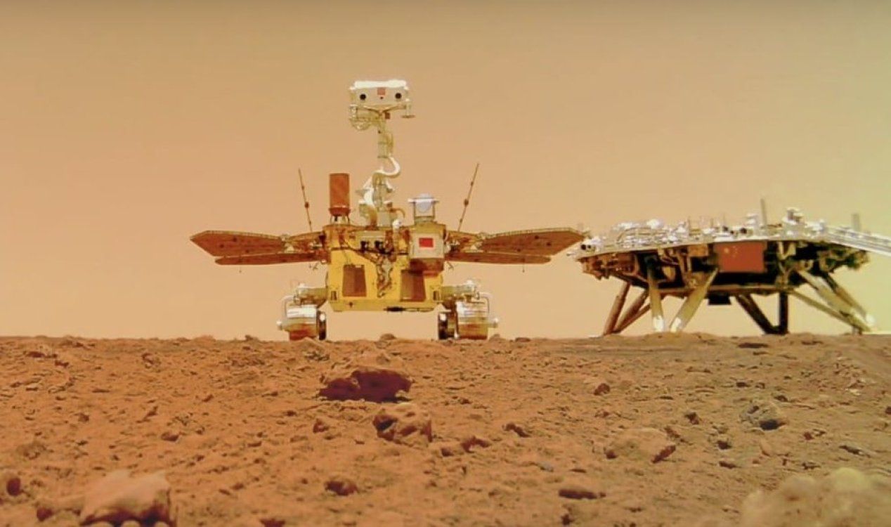 China's Zhurong Rover Finds Signs of Recent Water on Mars