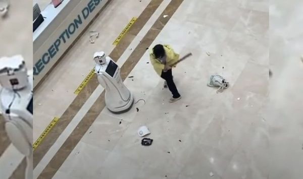 Robot Receptionist Attacked in Chinese Hospital