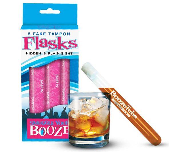 Smuggle Your Booze Tampon Flask