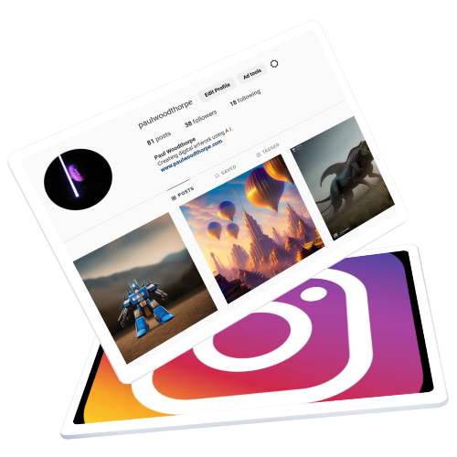Follow Me On Instagram