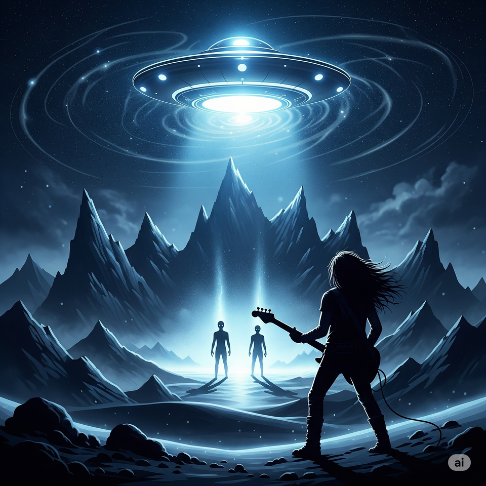 Rock Star’s Alien Encounter Shapes Hit Songs