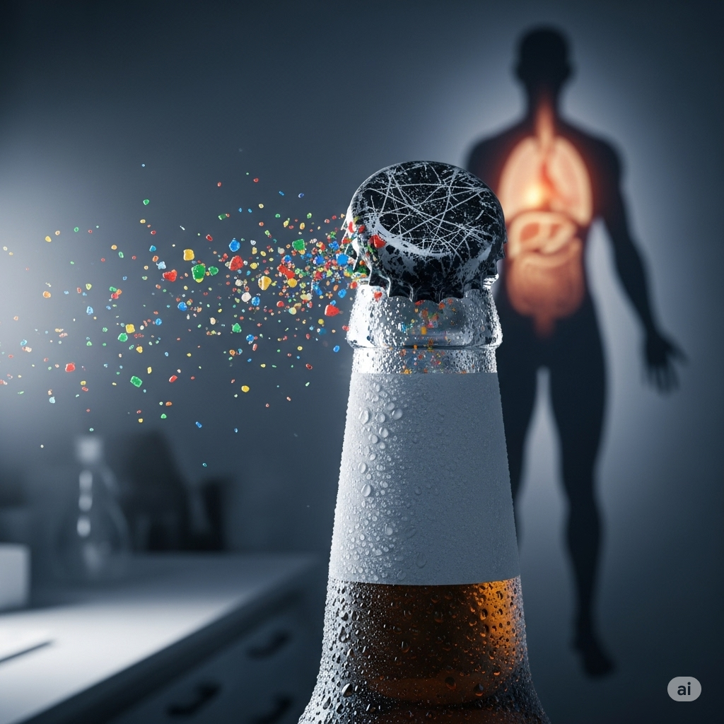 Glass Bottles Shed More Microplastics Than Plastic