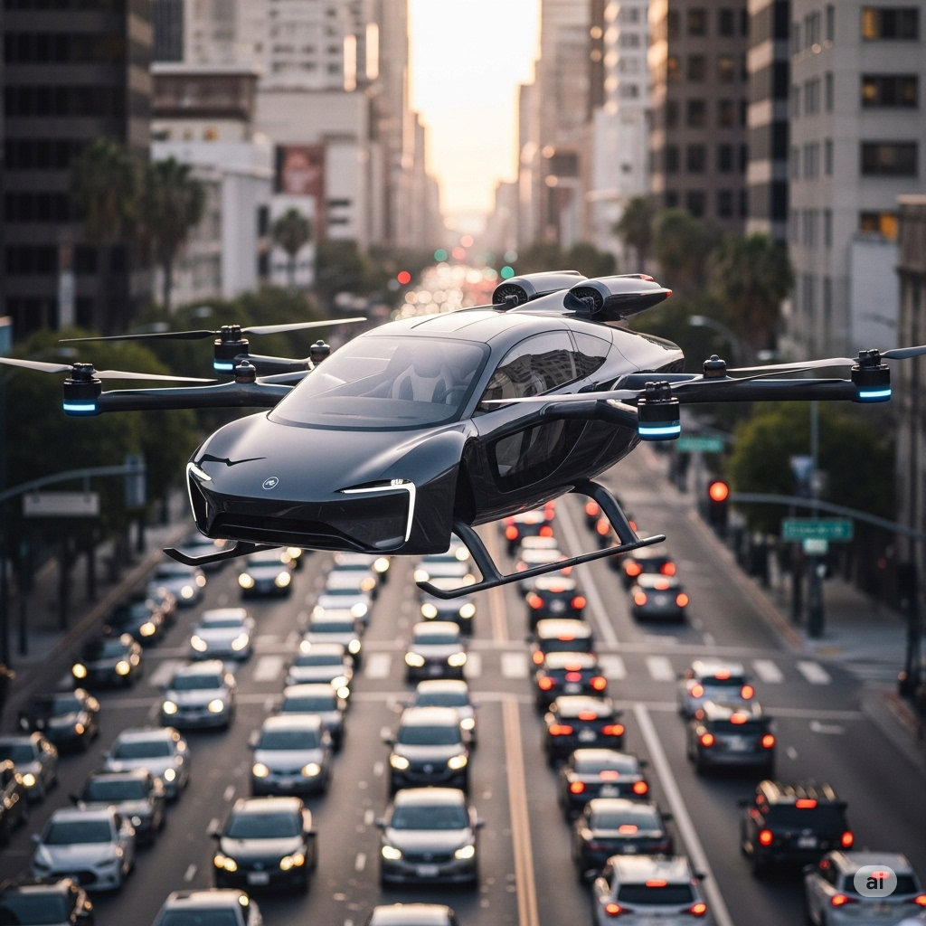 Alef’s Flying Car Soars Over Traffic